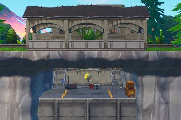 Fortnite : Atterrir à un manoir de héros délabré et à un repaire des méchants abandonné, défi Superproduction, saison 10